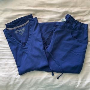 Navy Blue Grey’s Anatomy scrubs